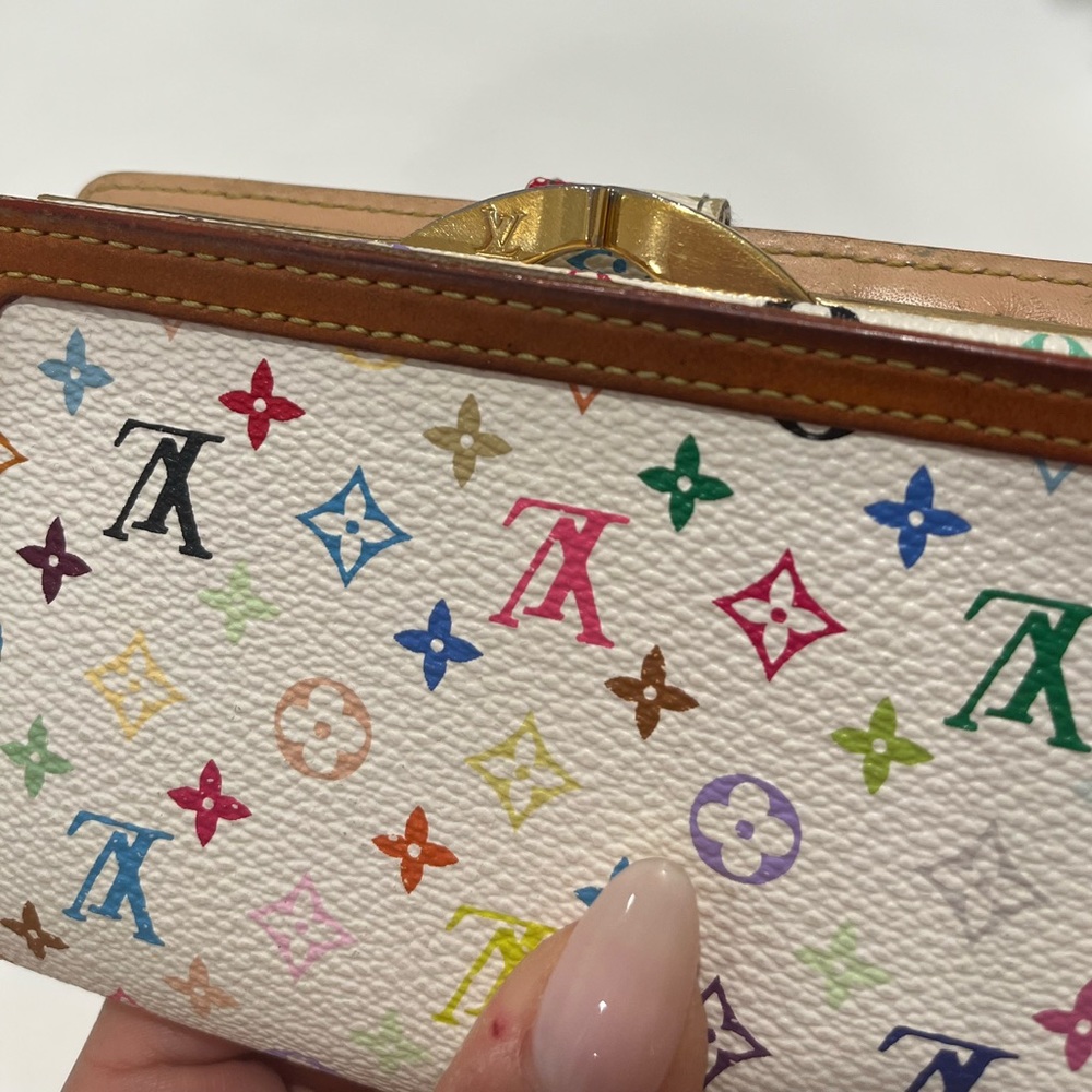 SOLD - Louis Vuitton Murakami Monogram Multicolor Porte-Monnair Viennois Wallet - Picture 6 of 13